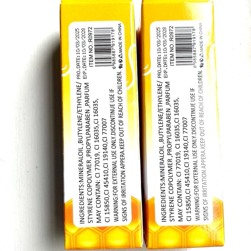 2X Romantic Rain Peach‎ Lip Oil bundle, New in Box